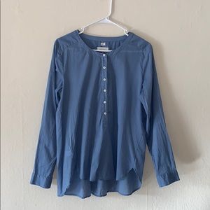 LOFT The Softened Shirt Button Down Blouse